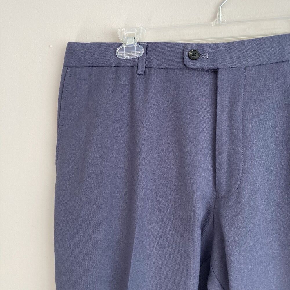 Peter Millar Crown Sport Mens 38x32 Blue Dress Pants Trousers Business - Picture 2 of 10